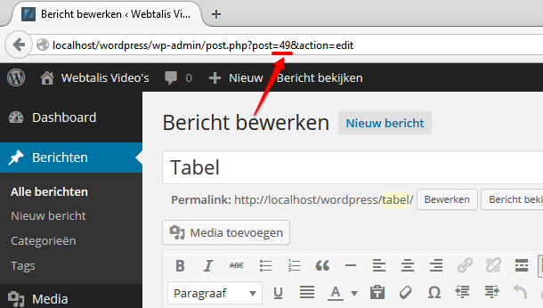 Bericht ID in WordPress