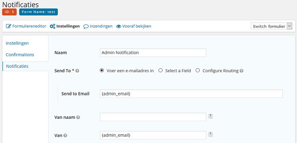 Notificaties instellen