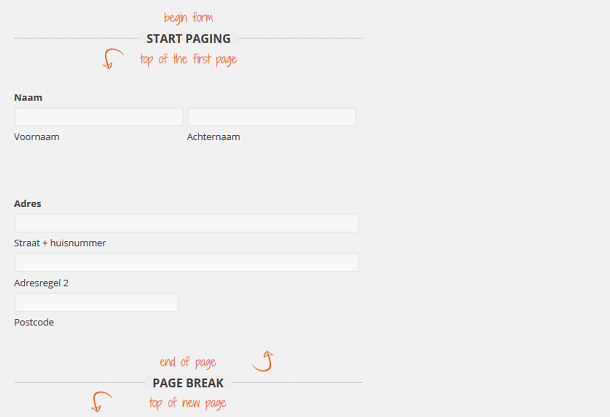 Formulier van meerdere pagina'sFormulier van meerdere pagina's maken met Gravity Forms