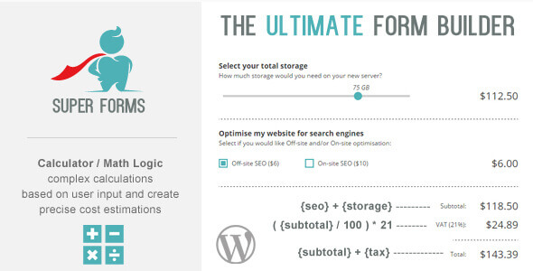 Super Forms Calculator