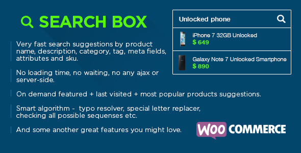 WooCommerce Search Box