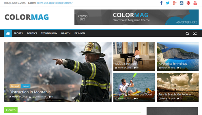ColorMag WordPress Thema