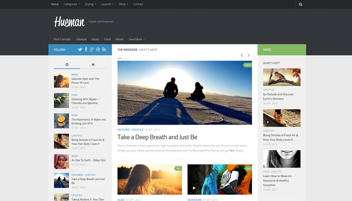 Hueman WordPress Thema