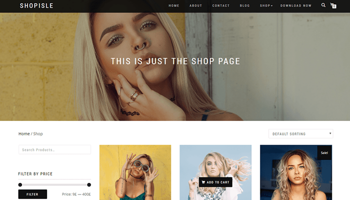 Shop Isle WordPress Thema