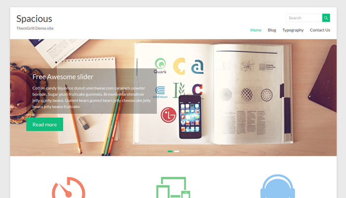Spacious WordPress Thema
