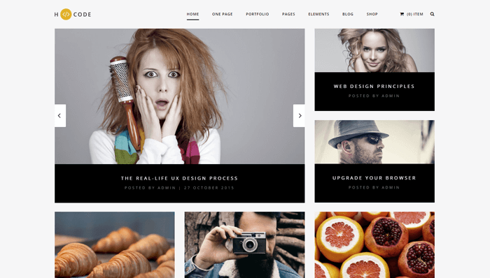 H-Code WordPress Thema