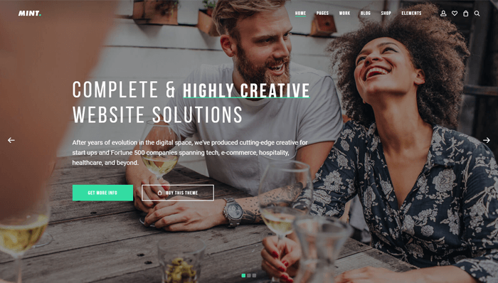 Mint WordPress Thema
