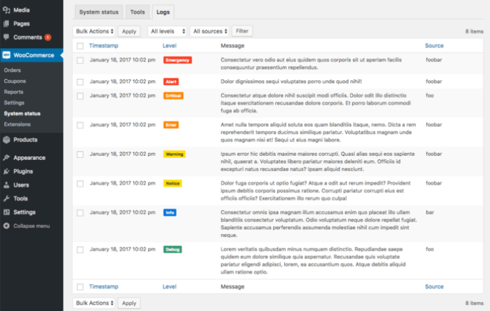 Beter logsysteem in WooCommerce 3.0