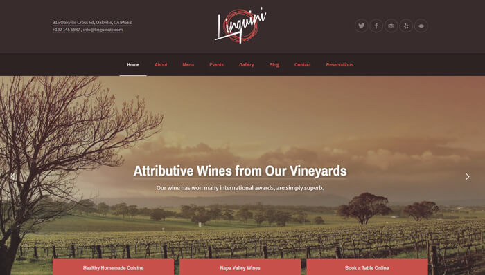 Linguini WordPress Thema