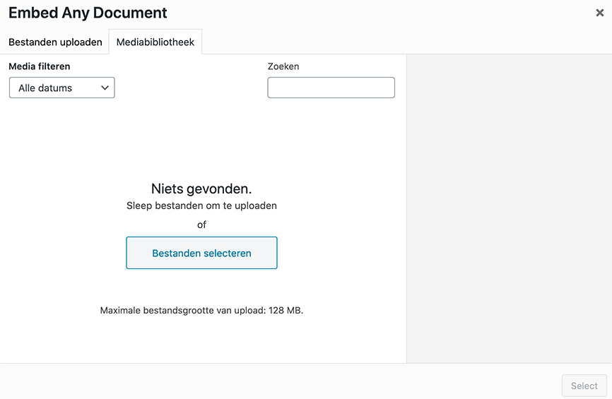 Document uploaden