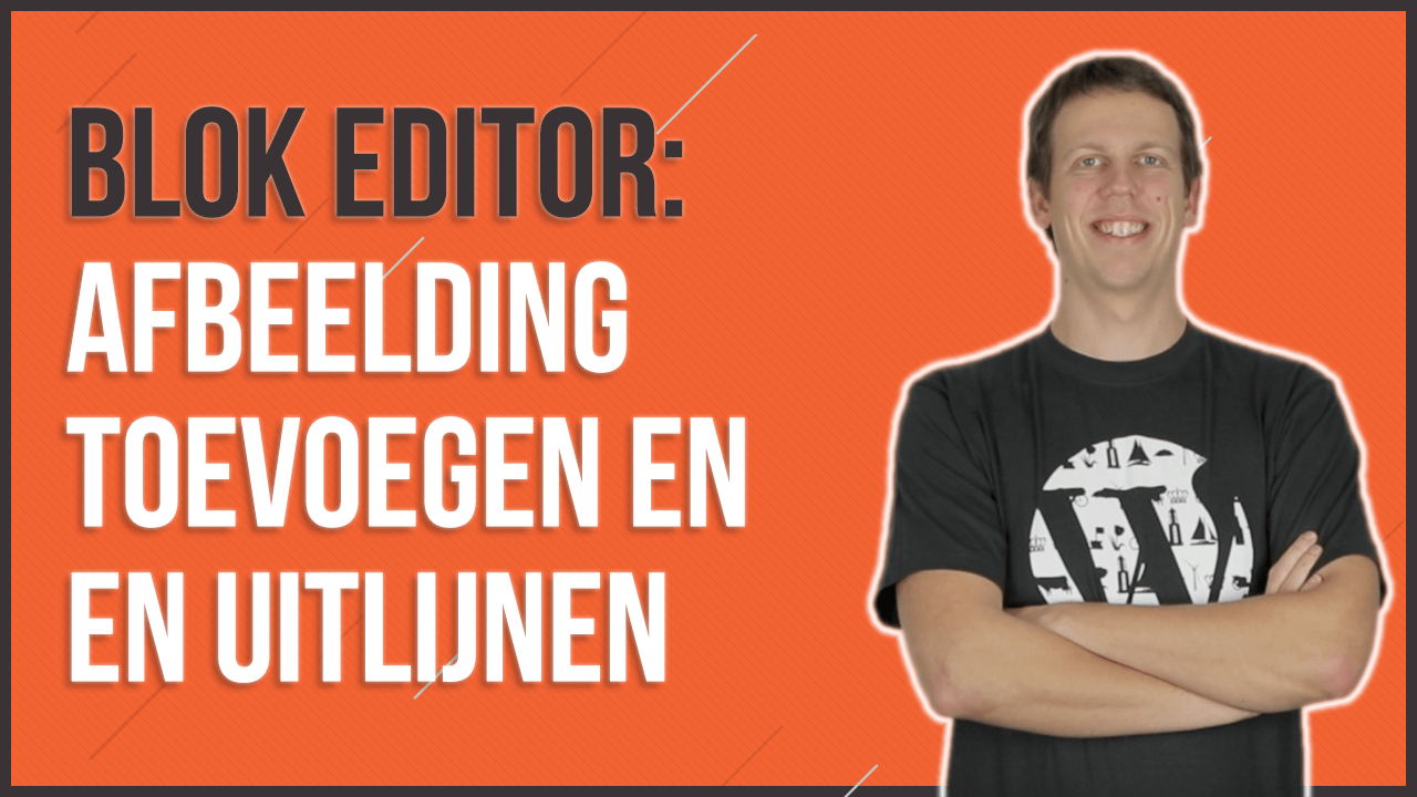 Blok editor afbeelding toevoegen en uitlijnen