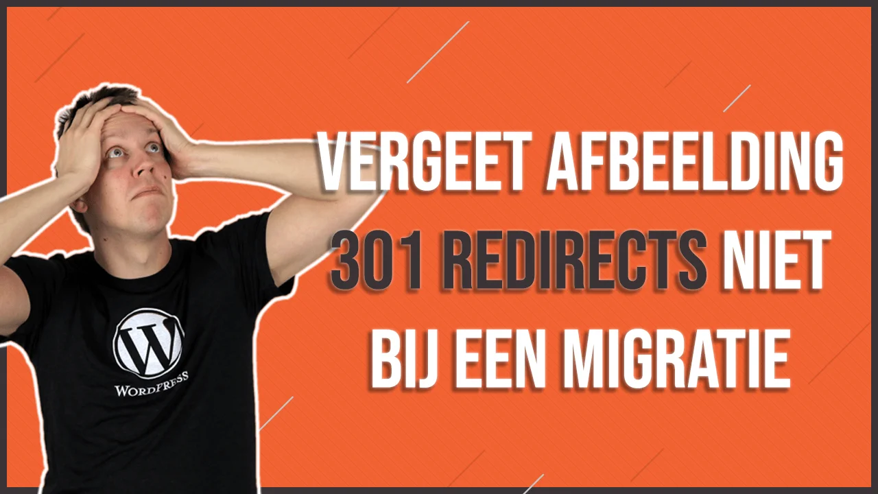 Vergeet afbeelding 301 redirects niet