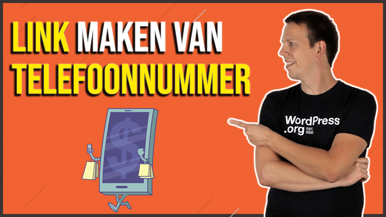 Link maken van telefoonnummer in WordPress