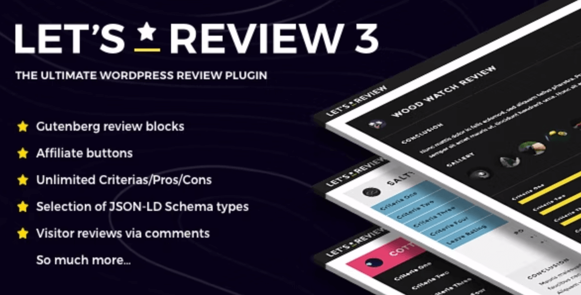 Let's Review WordPress plugin