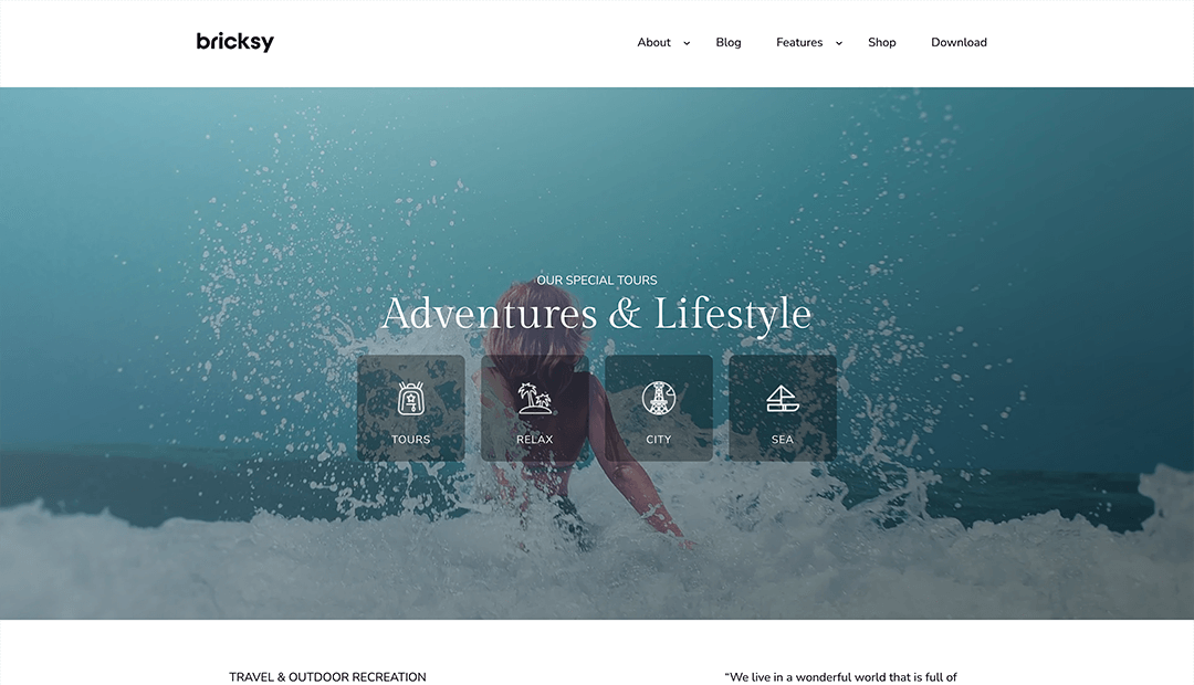 Bricksy WordPress Thema